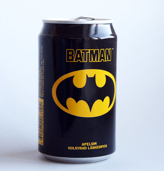 Batman soft drink soda