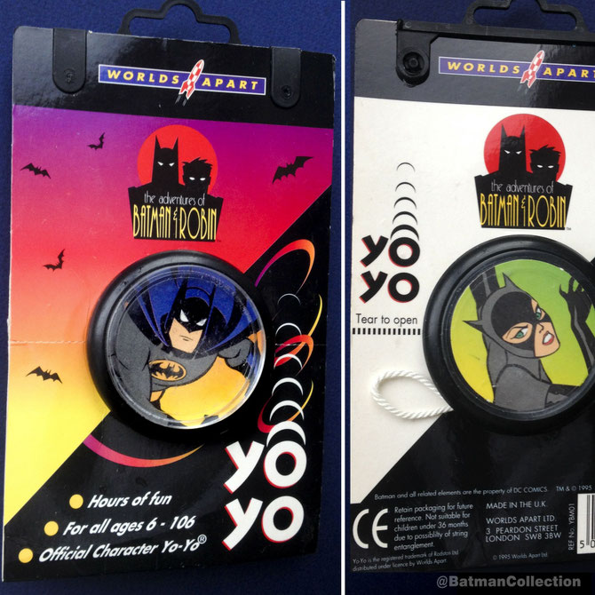 Batman / Catwoman Yo-Yo, by Worlds Apart (UK) 1995