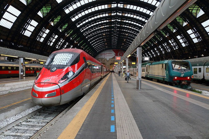 Zefiro ETR 400 Bombardier. Milano-Centrale