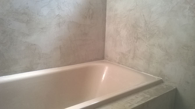 Beton Cire Plan De Travail Cuisine Escalier Salle D Eau Sol