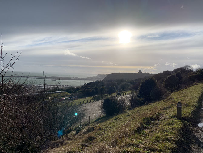 Aussicht White Cliffs of Dover