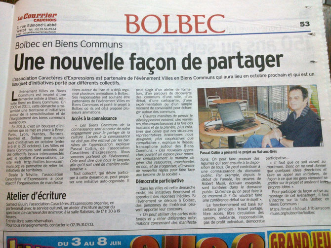 Bolbec en Biens Communs