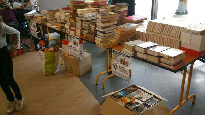 Plusieurs centaines de livres pour le financement de la manifestation