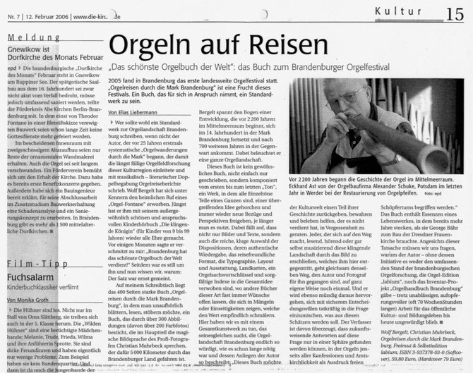 Die Kirche, Nr. 7 Februar 2006