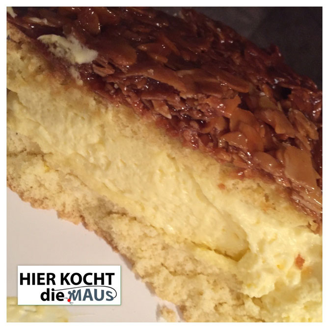 Rezept selbstgemachter Bienenstich wie vom Baecker