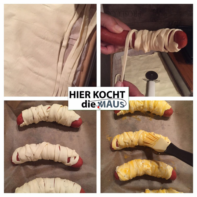 Mumien-Würstchen | schaurig und perfekt zu Halloween