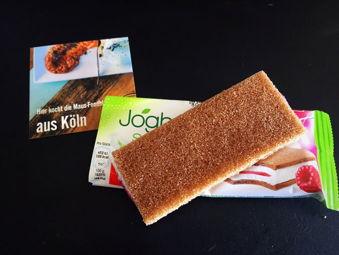 Spoiler Joghurt-Schnitte Himbeere | Milchschnitte 2017