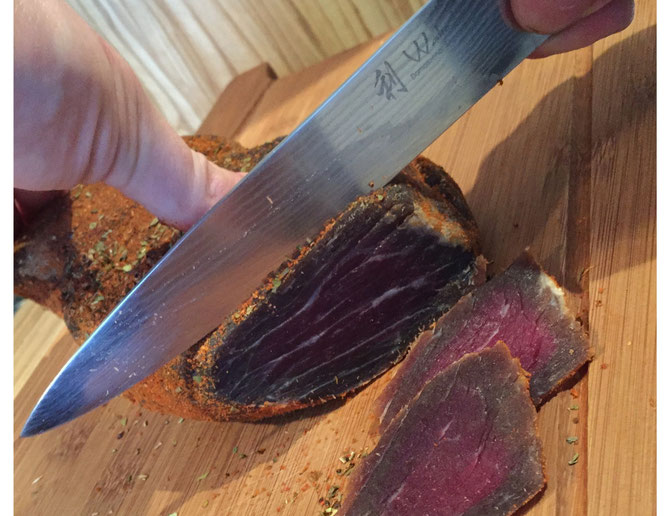 selbstgemachte Pastrami-Pastirma-Rinderschinken aus 5 Zutaten