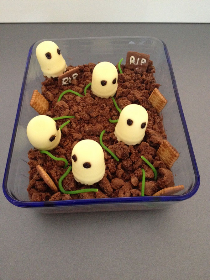 Schauriges - Grab - leckeres zu Halloween
