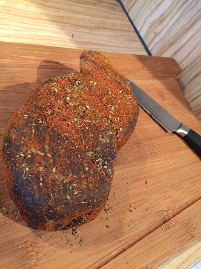 selbstgemachte Pastrami-Pastirma-Schinken aus 5 Zutaten