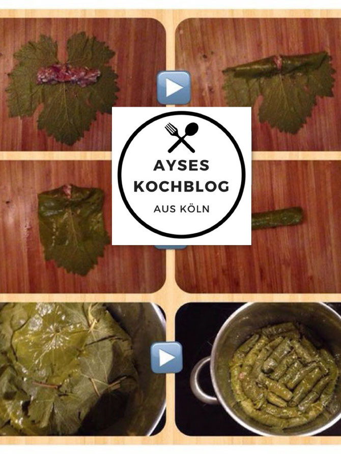 Gefuellte Weinblaetter mit Hack und Minze|Zeytinyaglı Sarma
