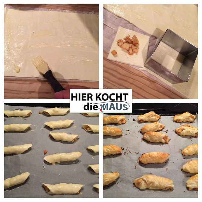 Mini Apfel-Croissants mit Zimt | klein und fein