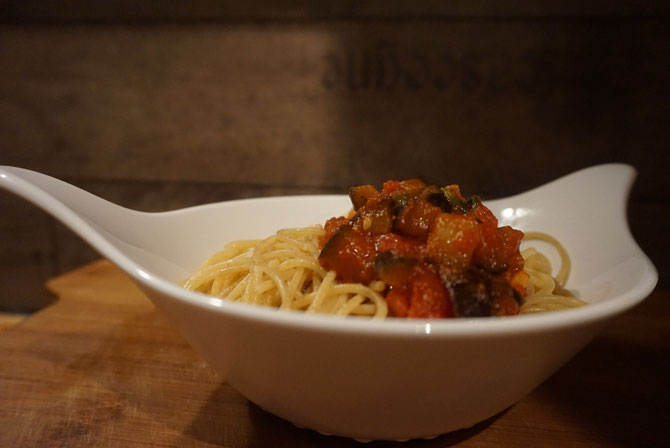Rezept Jamie Oliver sizilianische Pasta alla Norma mit Aubergine