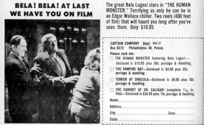 Bela Lugosi: Terrifying as Only He Can Be!