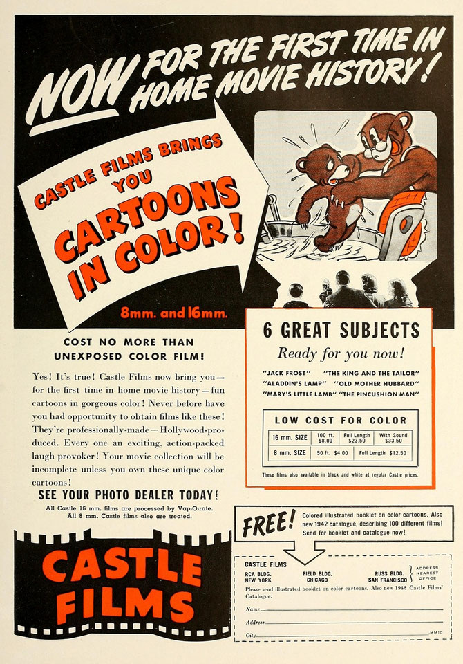 Cost No More than Unexposed Color Film!