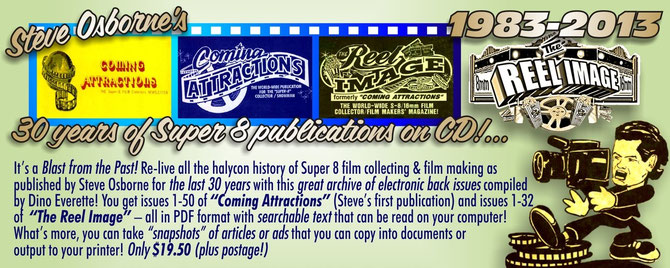 Issues 1-50 of "Coming Attractions" and Issues 1-32 of "The Reel Image" in PDF format