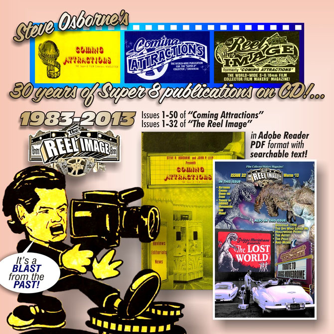 Issues 1-50 of "Coming Attractions" and Issues 1-32 of "The Reel Image" dated 1983 to 2013!