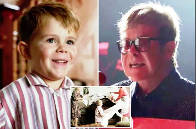 Sir Elton is featured in “The Boy & The Piano” segment: from burgeoning child prodigy to geriatric "Rocket Man"!