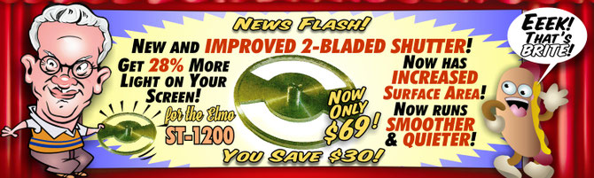 Our 2-Bladed SHUTTER had been IMPROVED! Its LOWER PRICE Won't Make You SHUDDER!