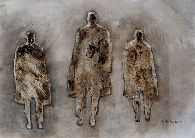 yacine aidoud, artiste algerien, art contemporain, peinture algerienne