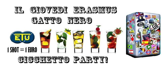 Giovedi' erasmus Gatto nero - Cicch-etu party!