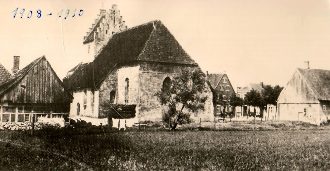 Alte Kirche mit Platz für die neue Kuppel.