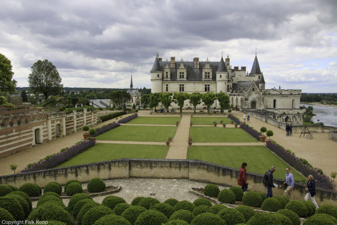 Bild: Im Schlosspark des Château d´Amboise