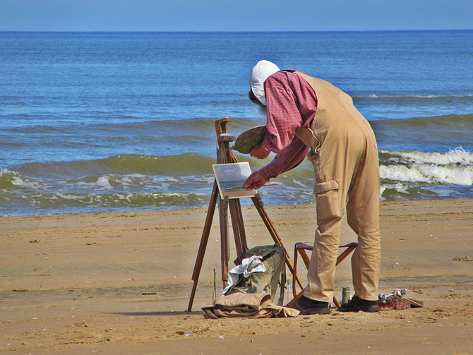 Kunsthandwerk am Cap Sizun, Kunsthandwerk am Meer, Bretagne, Bucht von Audierne