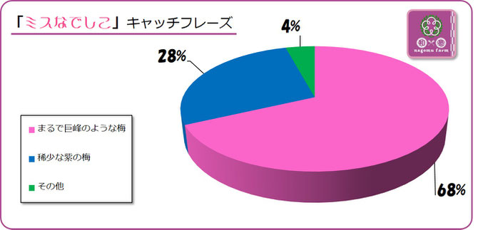 大阪樟蔭学祭アンケート【2015B】ミスなでしこキャッチフレーズは？　集計グラフ