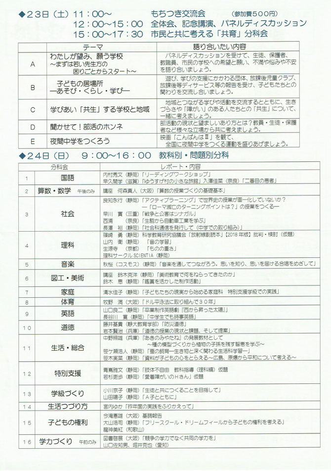 東海近畿教育研究サーク合同研究集会　p2