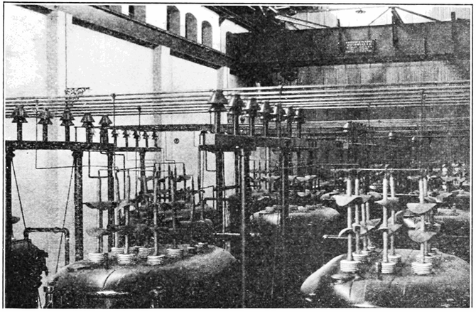  Step up transformer plant of the Niagara Power Company Canada. 1908