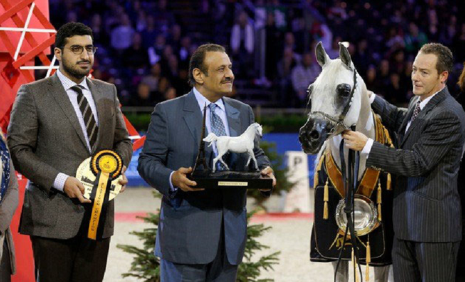 PARIS. Décembre  2013. PLATINUM WORLD CHAMPION STALLION