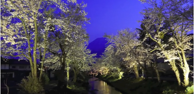 CREPUSCULE DE PRINTEMPS AU MONT FUJI. 3.776m. DERNIERE ERUPTION VOLCANIQUE :1708