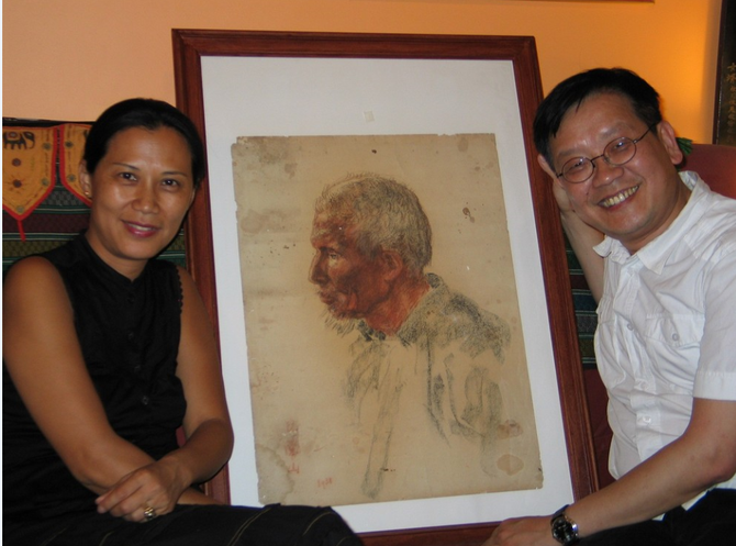 LOAN DE FONTBRUNE et NGO KIM KHÔI DEVANT UN TABLEAU JAMAIS EXPOSé : REFUS POUR LES RAISONS EXPLIQUéES PAR LE Pr. DINH TRONG HIÊU PLUS LOIN. C*. DINH T. H.