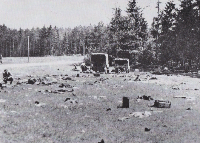 Polje kod Lawamünda nakon izručenja Hrvata svibnja 1945.