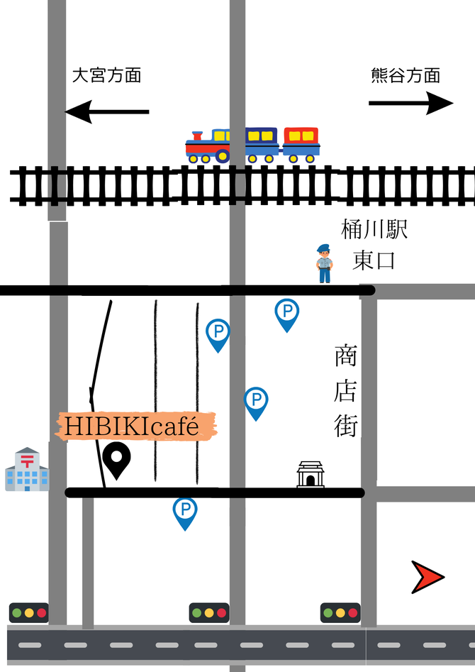 駅からのルート