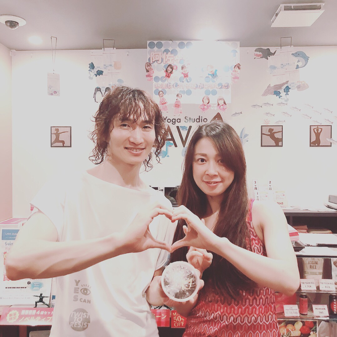 合田賢二 甲斐田愛紀 ヨガ lava ごうだけんじ 後屈フローヨガ 陰ヨガ