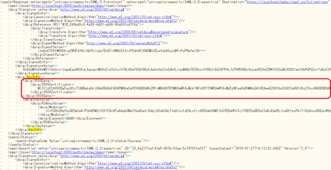 SAML Response