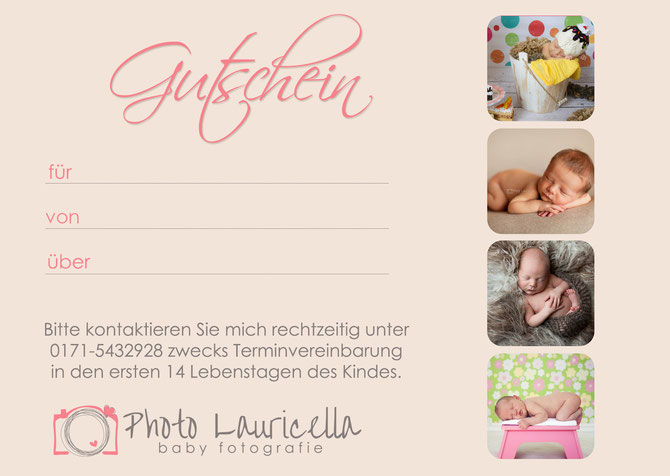 Gutschein Babyfotos Gummersbach Oberbergischer Kreis