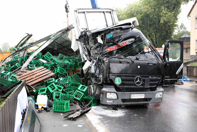 LKW-Unfall Hochstadt am Main (17) - (Foto: Stefan Johannes)