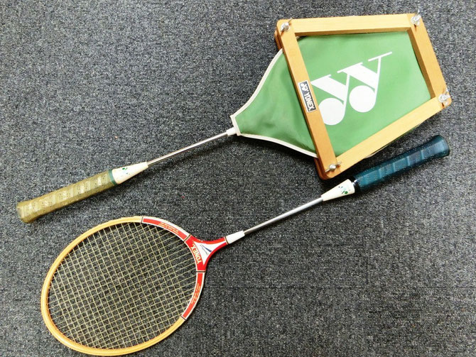 バドミントン木製ラケットコレクション - 湘南軌道二宮本社屋 バドミントン木製ラケットコレクション - 湘南軌道二宮本社屋