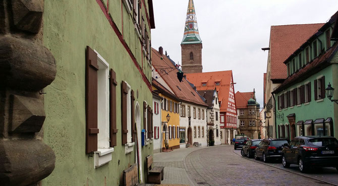 Hauptstraße und LIebfrauenmünster, Wolframs-Eschenbach