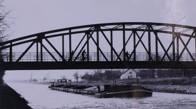 Am Mittellandkanal 1974  mit den GMS Weser 36