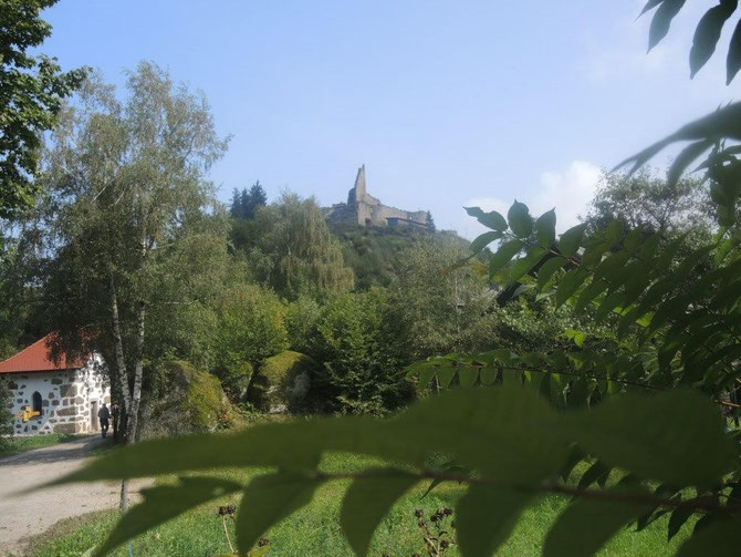 Herrlicher Blick auf die Burg Ruttenstein