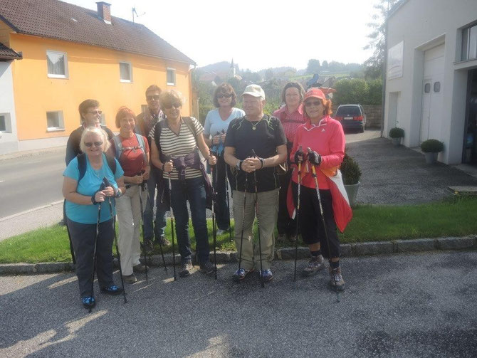 Start der wunderschönen Wanderung.
