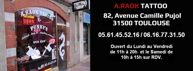 31500 TOULOUSE - A.RAOK TATTOO