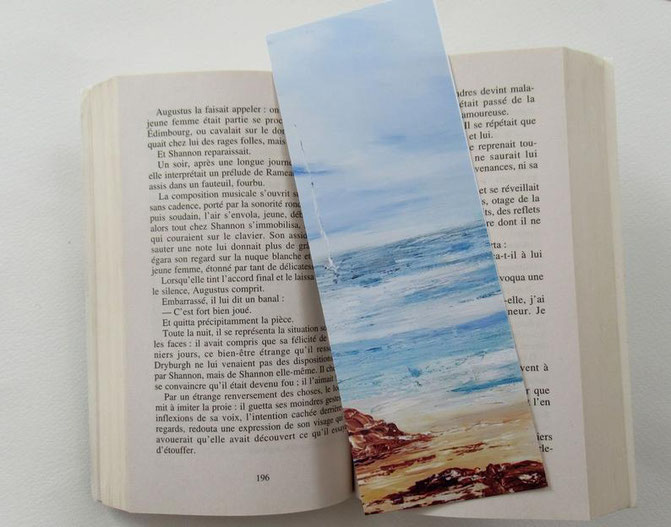 marque-page-original-ocean-mer-plage-signet-pour-livre-art-collection-audrey-chal-royan