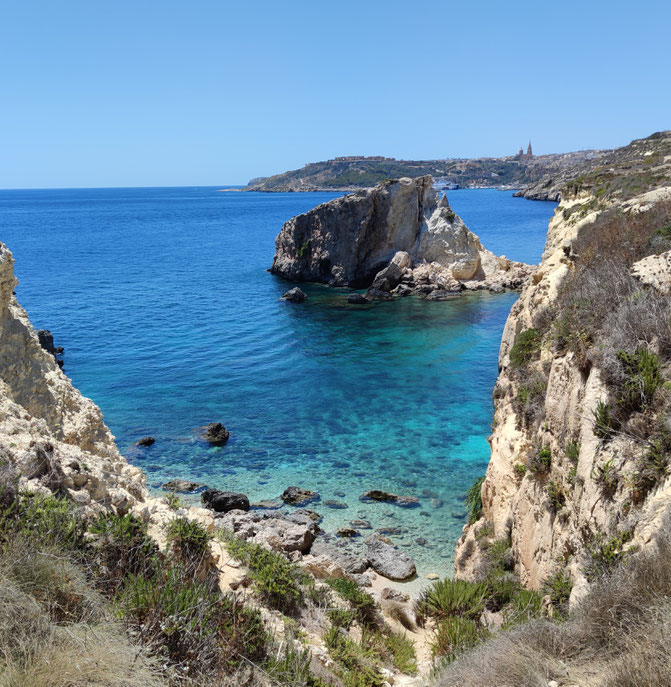 Bucht auf Gozo