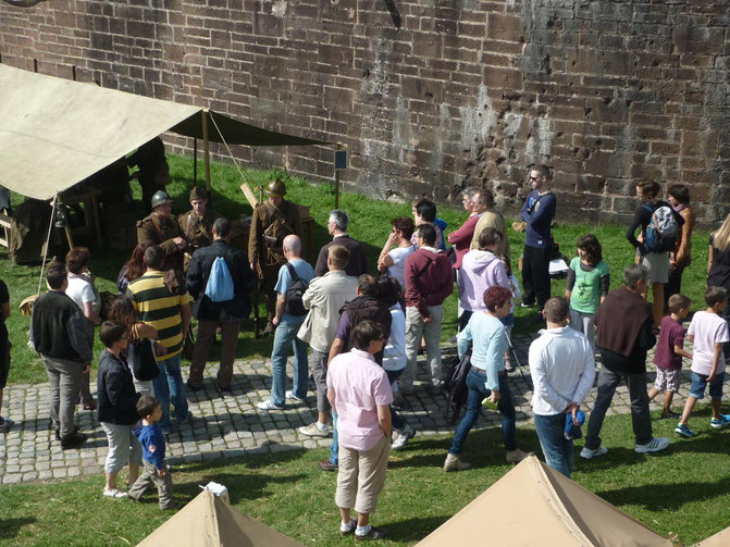 Présentation de l'uniforme du soldat français de 1940, citadelle de Belfort