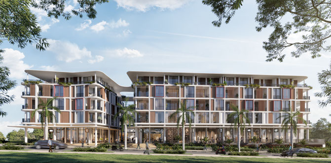 THE SIGNATURE achat Immobilier ILE MAURICE en appartements et penthouses haut de gamme investir à Mont Choisy Golf grand baie ILE MAURICE